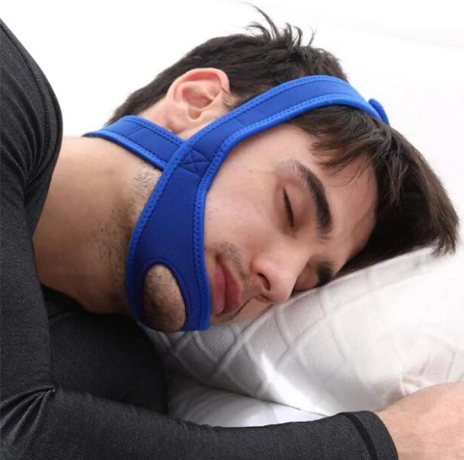 Підборідний ремінь проти хропіння Oraclose,  для чоловіків і жінок, м'який, регульований і дихаючий, фото №3