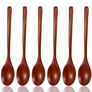 Ложки Деревянные, Столовые ложки, Набор из 6 штук - Фото 1