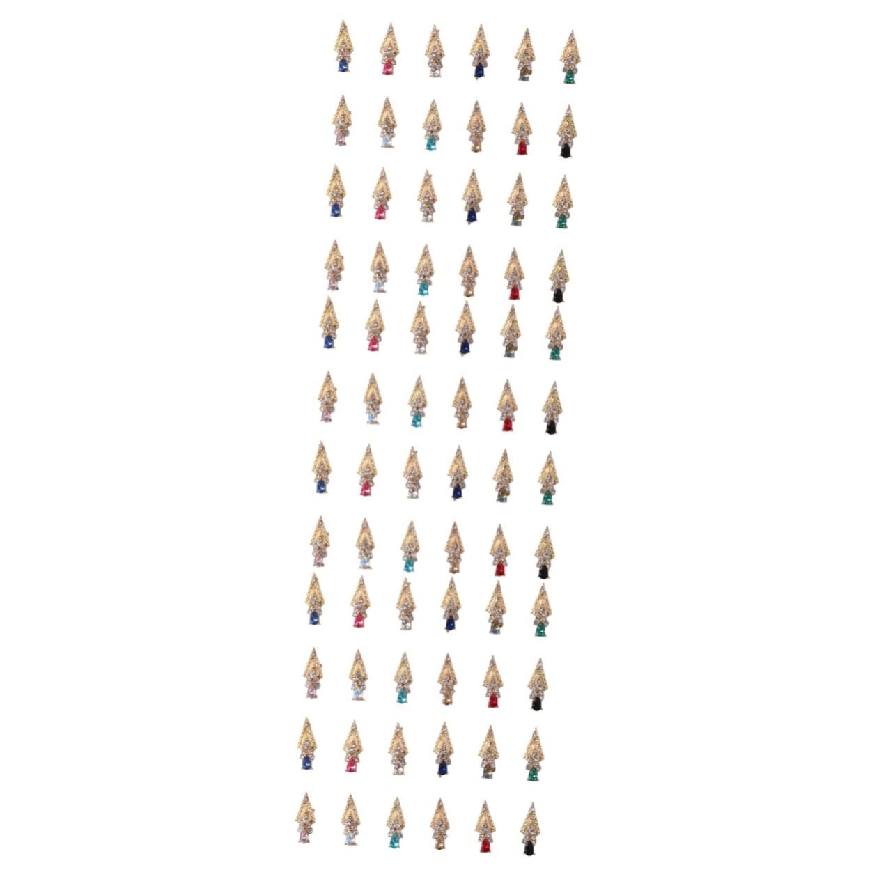 Украшения для ногтей со стразами, 72 шт, блестящие, подходят для украшения ногтей, аксессуары для вечеринок и особых случаев, фото №1