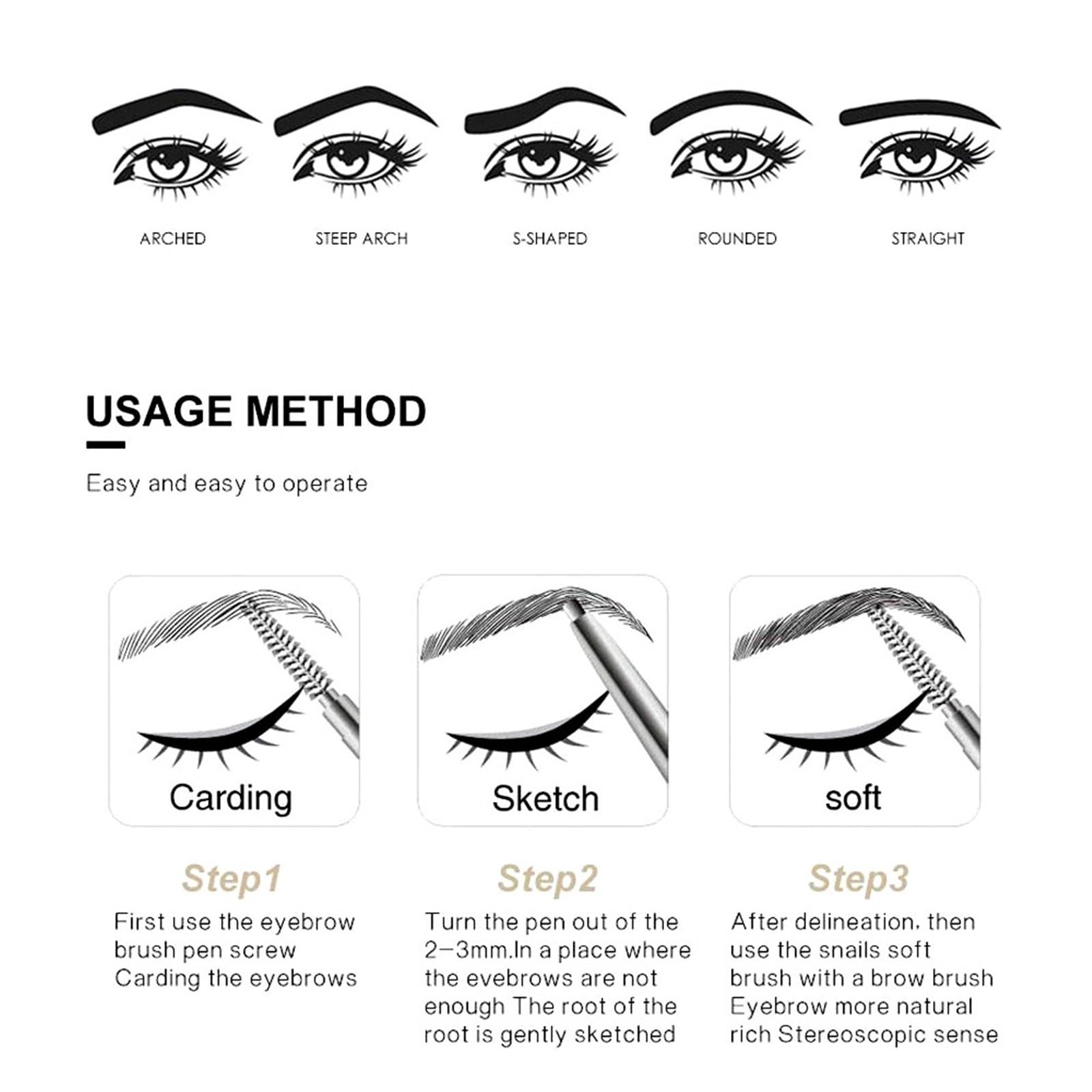 Олівець для брів з кольором, багатофункціональний, потовідштовхуючий, довговічний, нерезистентний, трикутний, обертовий, 0,35 г Компресор Concrete Коричневий Один розмір, фото №4 Олівець для брів з кольором, багатофункціональний, потовідштовхуючий, довговічний, нерезистентний, трикутний, обертовий, 0,35 г Компресор Concrete Коричневий Один розмір, фото №4