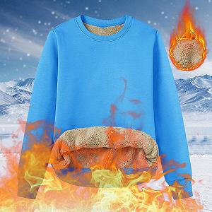 Термо Пуловер Женский Плюшевый Свитшот Теплый Пуловер с Подкладкой Термобелье Большого Размера Флисовый Джемпер Однотонная Нижняя Рубашка Плюшевый Длинный Джемпер Топ Джемпер synthetic.ua - Фото 1