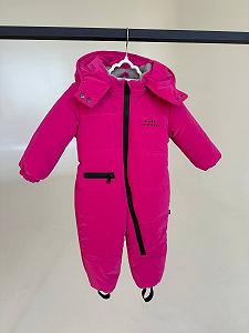 Демісезонний дитячий комбінезон 74-110 р весна/осінь Голд малина - Фото 1