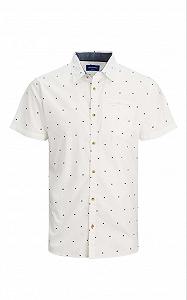 Рубашка Jack&Jones SS 12187984 Белый S - Фото 1