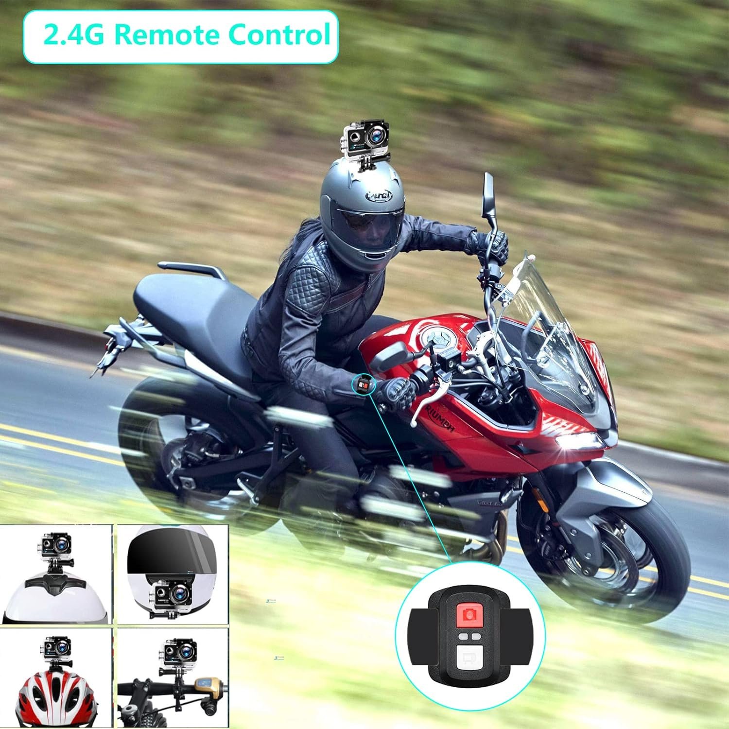 Екшн-камера Xilecam X6PRO / 20Мп / 4K / 30fps / Wi-Fi / Вологозахищена / Чорна-Сіра, фото №4