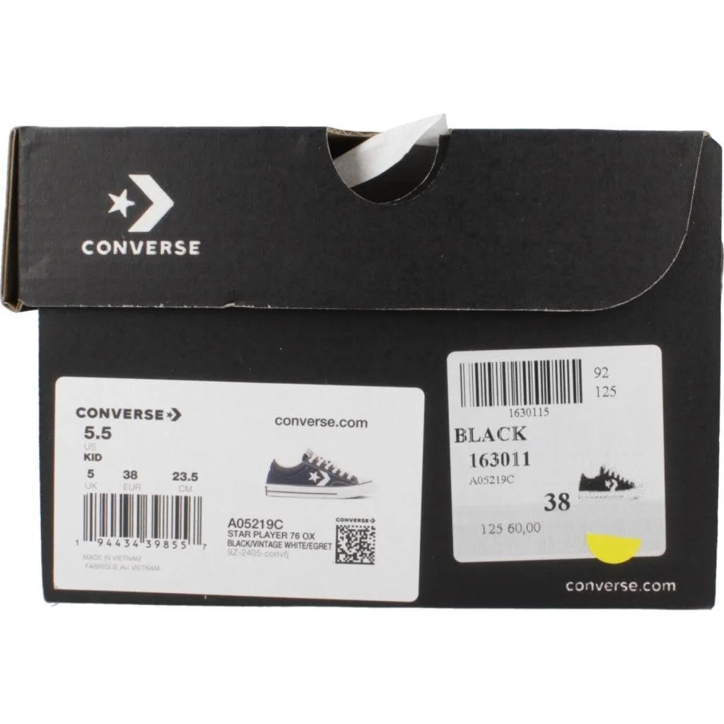 Кеды Converse Star Player 76 Foundational Canvas для мальчиков, фото №8