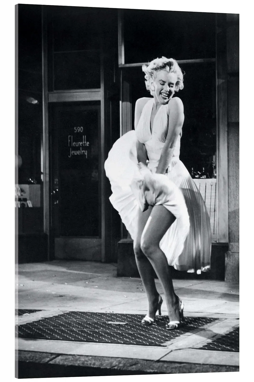 Картина з акрилового скла Posterlounge Celebrity Collection Marilyn - The Seven Year Itch 40 x 60 см Чорно-біла, фото №1 Картина з акрилового скла Posterlounge Celebrity Collection Marilyn - The Seven Year Itch 40 x 60 см Чорно-біла, фото №1