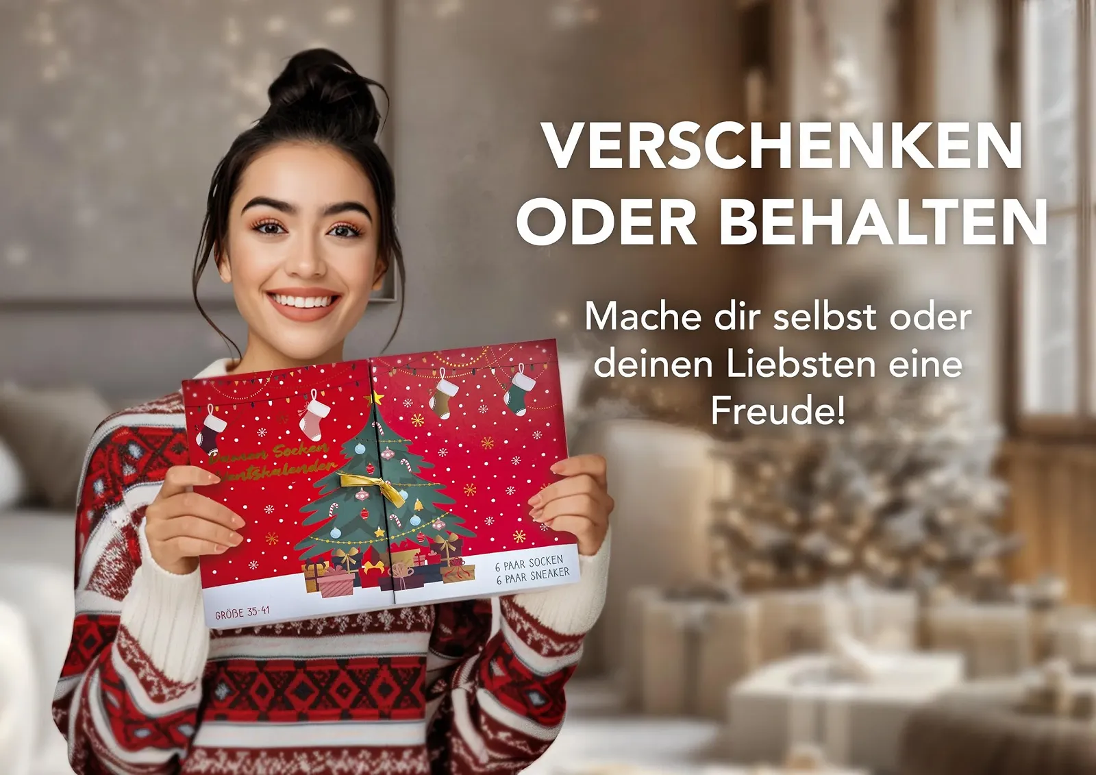 Шкарпетки Sockswear Advent Calendar в подарунок, 12 пар жіночих шкарпеток, фото №2 Шкарпетки Sockswear Advent Calendar в подарунок, 12 пар жіночих шкарпеток, фото №2