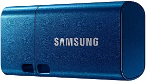USB C Flash Drive Samsung 64GB 300MB/s Read 30MB/s Write USB 3.1 Blue MUF-64DA/APC synthetic.ua - Фото 1