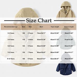 Детская однотонная куртка Langarm Kapuzenmantel Zip Jacket для детей среднего и старшего возраста с карманами, повседневная верхняя одежда, удобная свободная куртка, ветрозащитный верх (2-10 лет) synthetic.ua - Фото 1