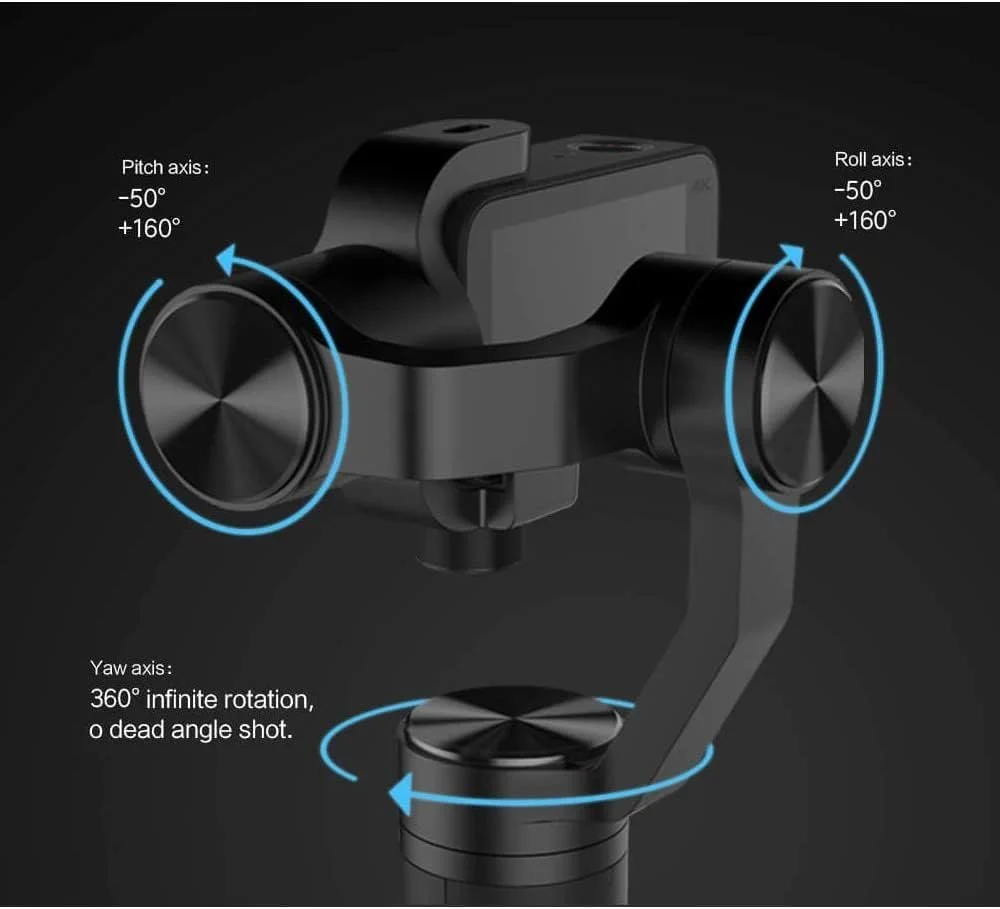 Стедікам Xiaomi Mijia до екшн камери Xiaomi Mi Чорний, фото №3 Стедікам Xiaomi Mijia до екшн камери Xiaomi Mi Чорний, фото №3