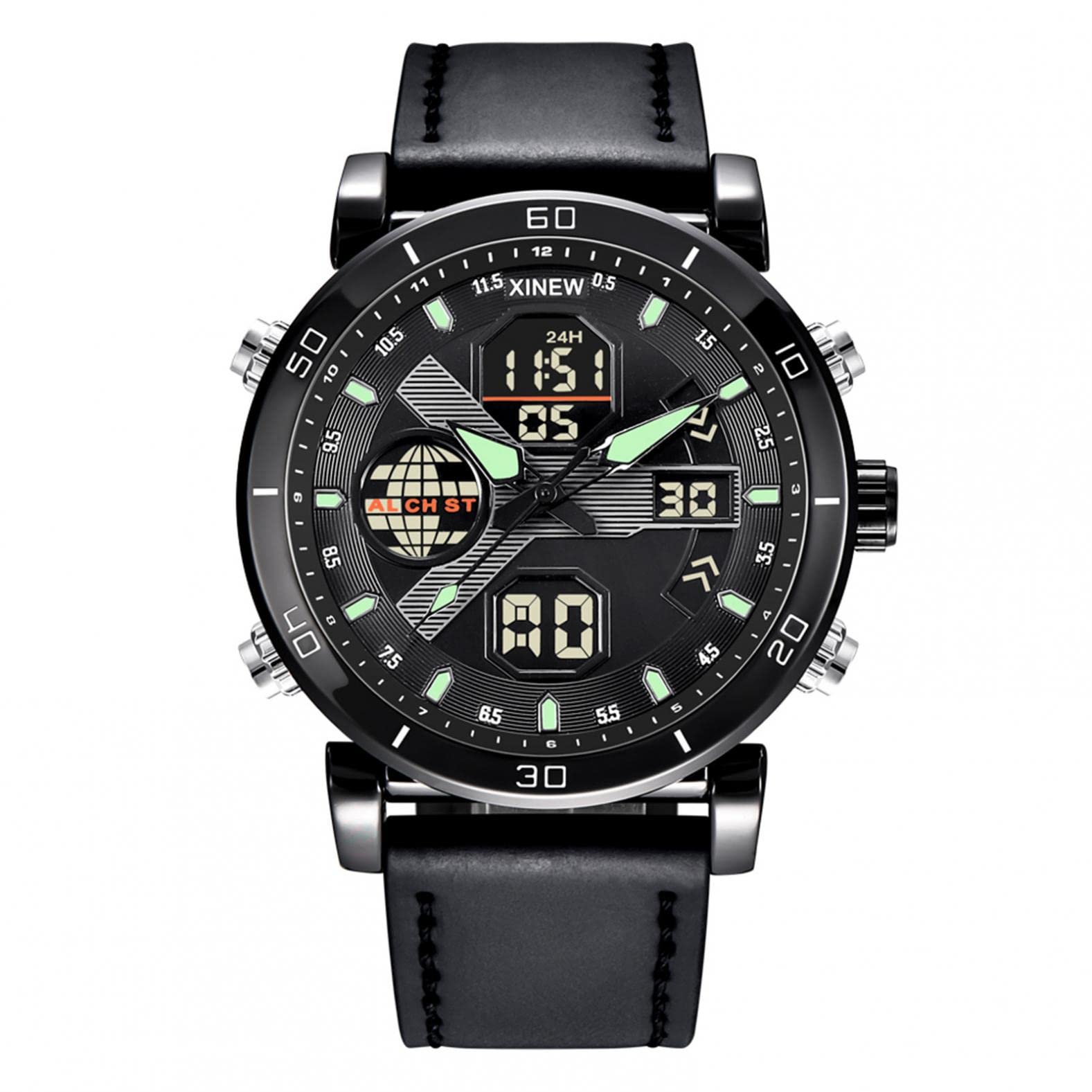 Мужские часы Кварцевые Спортивные Наручные 2022 Военные Водонепроницаемые Кварцевые Цифровые с LED подсветкой, фото №1 Мужские часы Кварцевые Спортивные Наручные 2022 Военные Водонепроницаемые Кварцевые Цифровые с LED подсветкой, фото №1