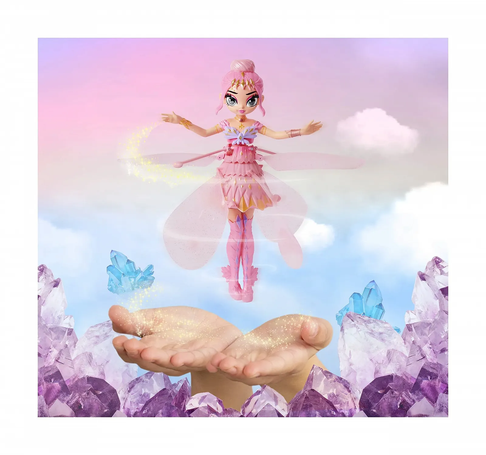 Лялька Hatchimals Pixies Crystal Flyers, фото №7 Лялька Hatchimals Pixies Crystal Flyers, фото №7