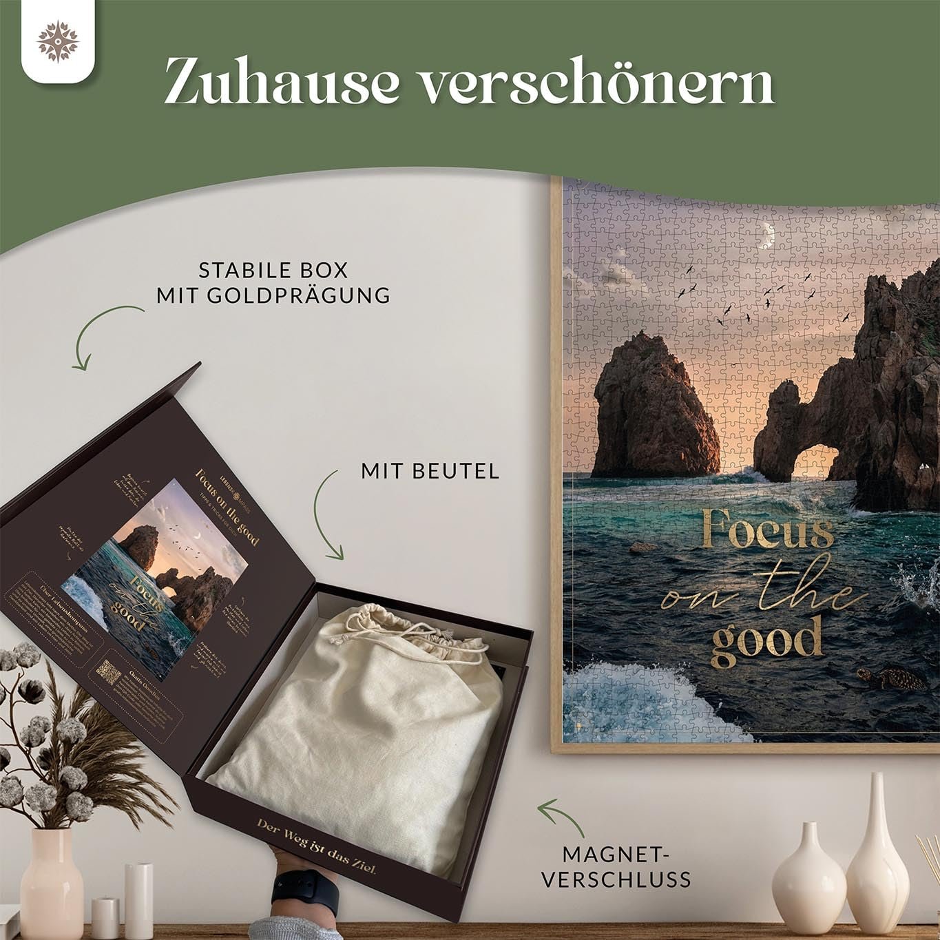 Пазл Lebenskompass Sea 1000 елементів для дорослих та дітей від 14 років яскраві кольори, фото №2