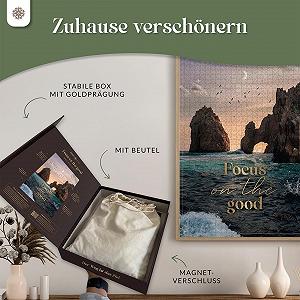 Пазл Lebenskompass Sea 1000 елементів для дорослих та дітей від 14 років яскраві кольори synthetic.ua - Фото 1