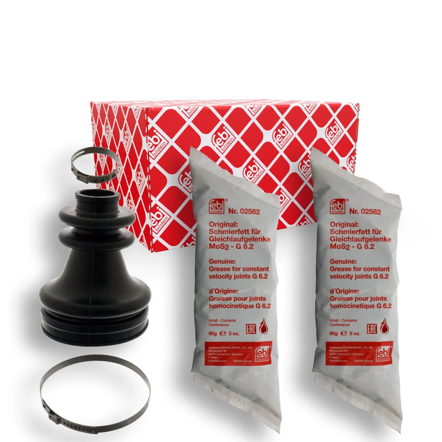 Комплект пильовика приводного вала FEBI BILSTEIN 100622 для RENAULT DACIA, фото №1