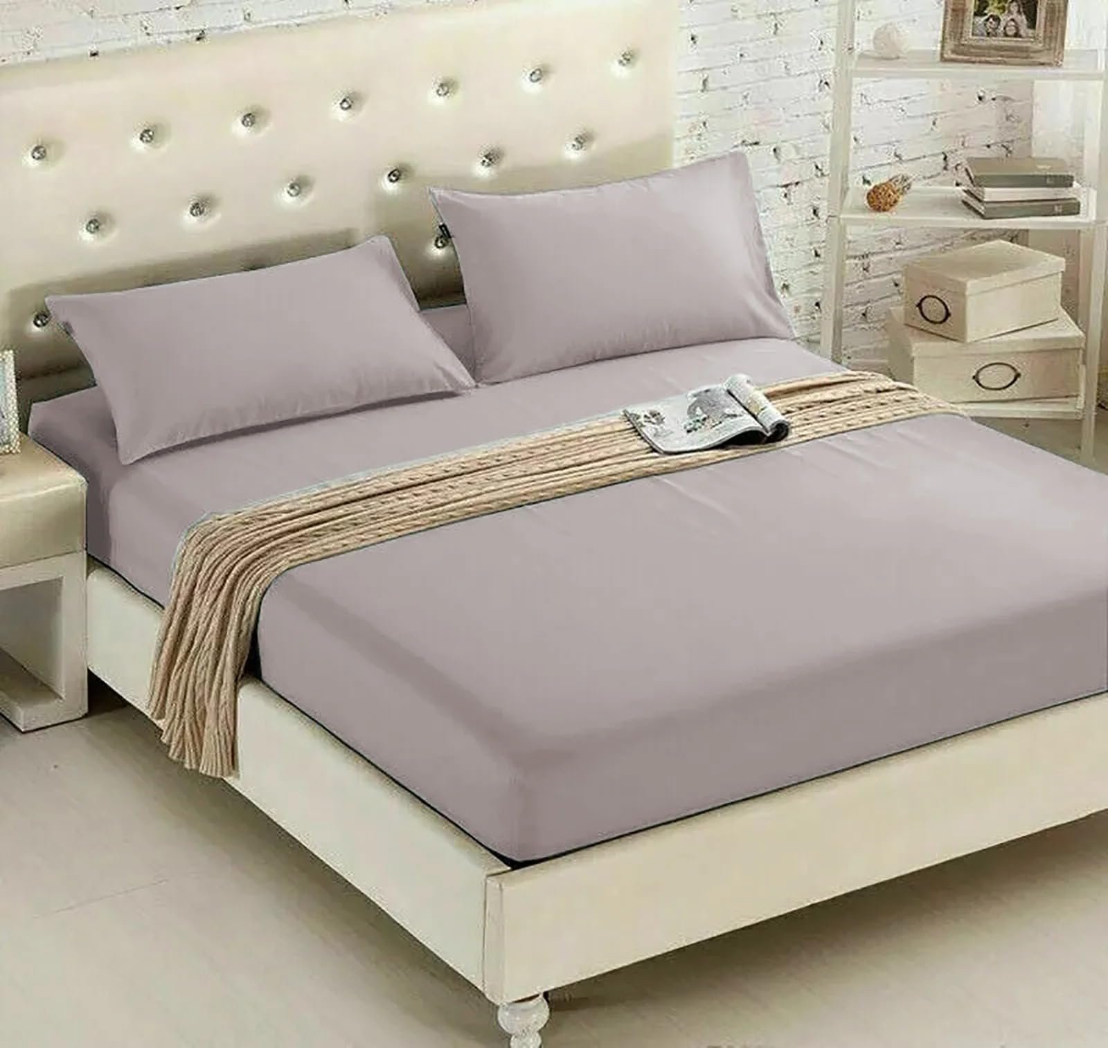 Наматрасник Типа Простынь однотонный дышащий, фото №1 Наматрасник Типа Простынь однотонный дышащий, фото №1