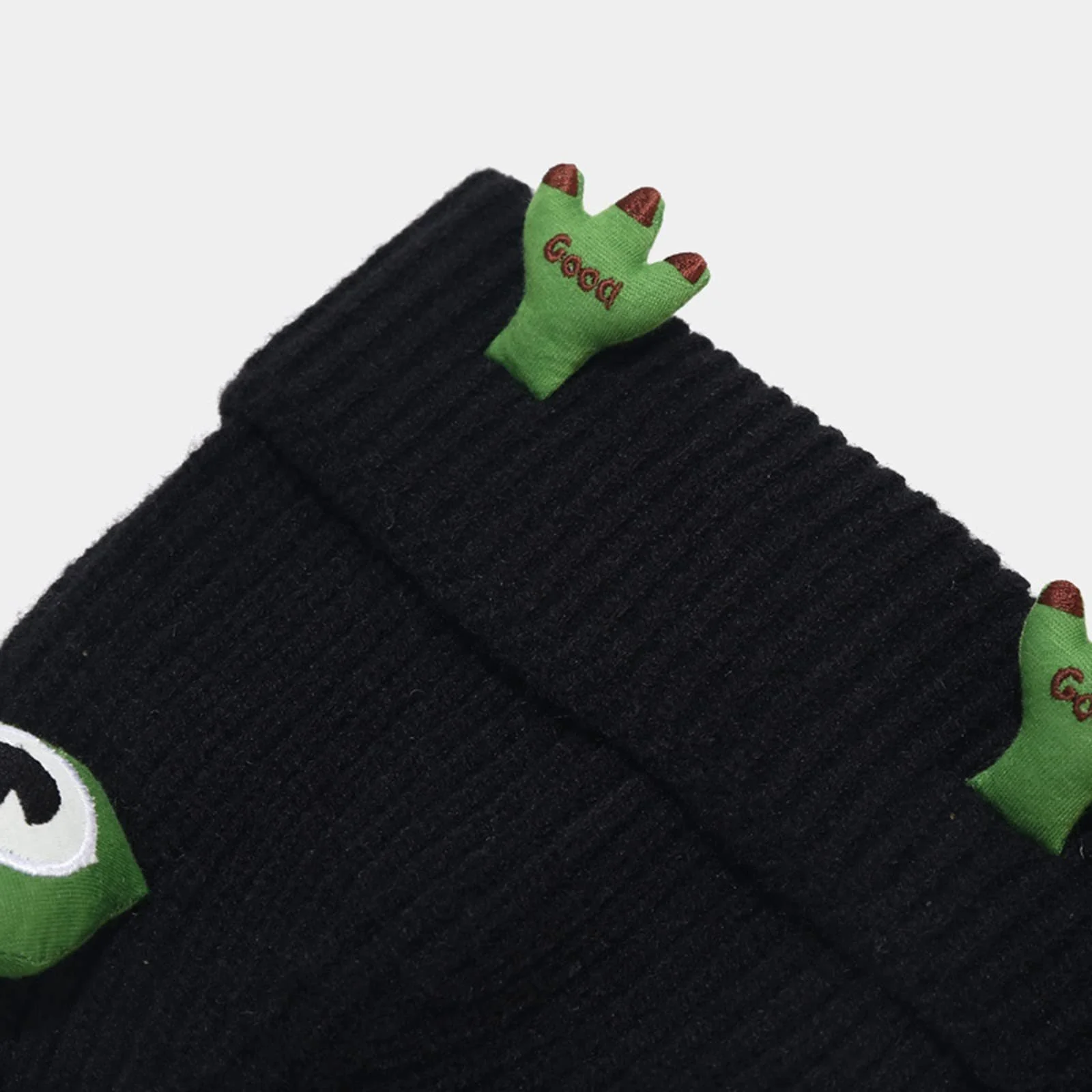 Шапка-біні В'язана Капелюх з мультяшним жабеням для дівчинки, ковбойський стиль, фото №4 Шапка-біні В'язана Капелюх з мультяшним жабеням для дівчинки, ковбойський стиль, фото №4