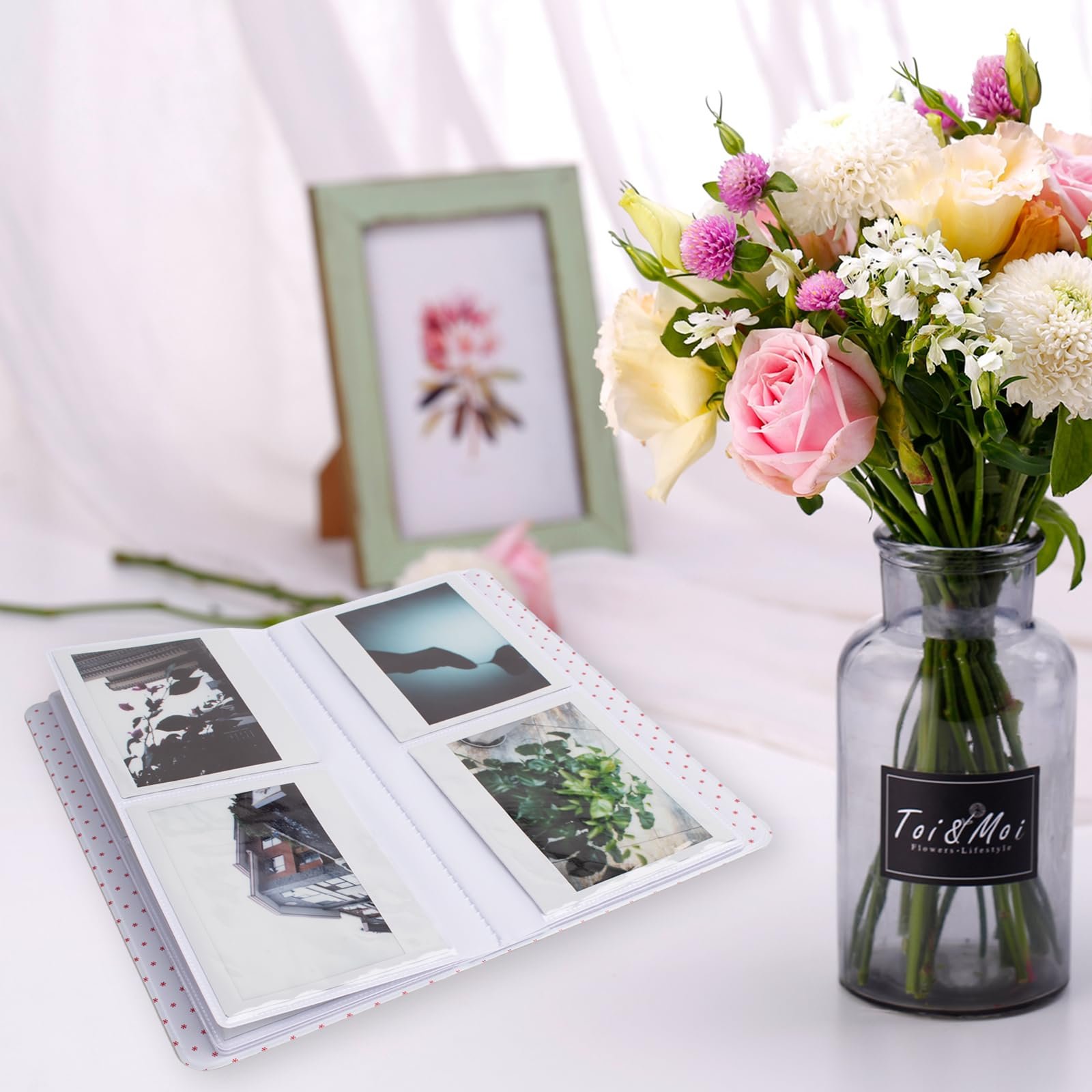 Фотоальбом Rieibi Fujifilm Instax Wide 210 / Wide 300 / Wide 400 3,4 x 4,3 дюйма 64 Pockets, фото №6