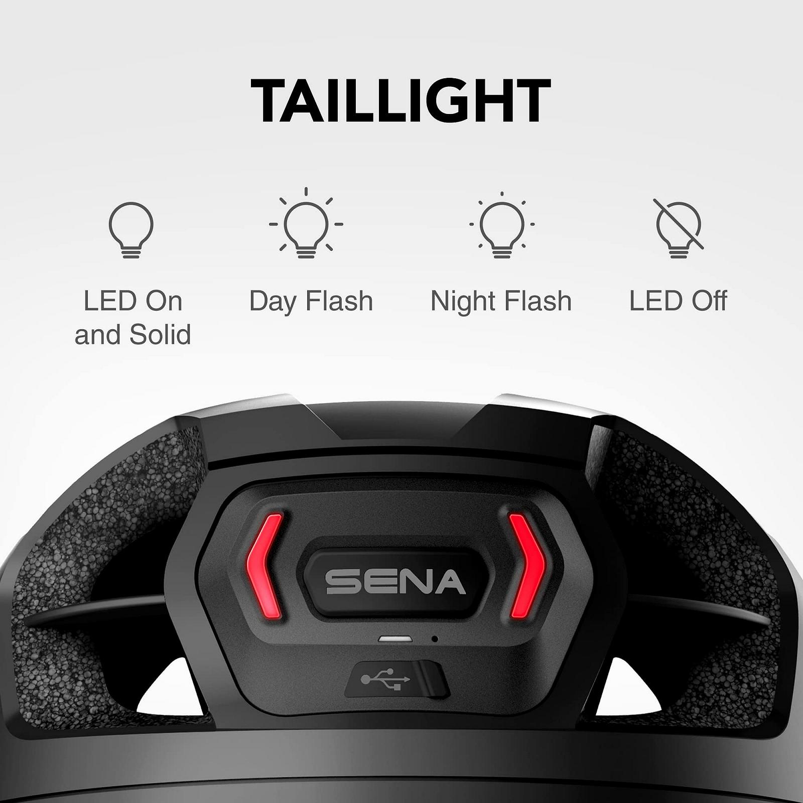 Шолом для гірського велосипеда Sena M1/M1 EVO Smart з Bluetooth-інтеркомом та можливістю підключення до смартфона для прослуховування музики, GPS та телефонних дзвінків, фото №4