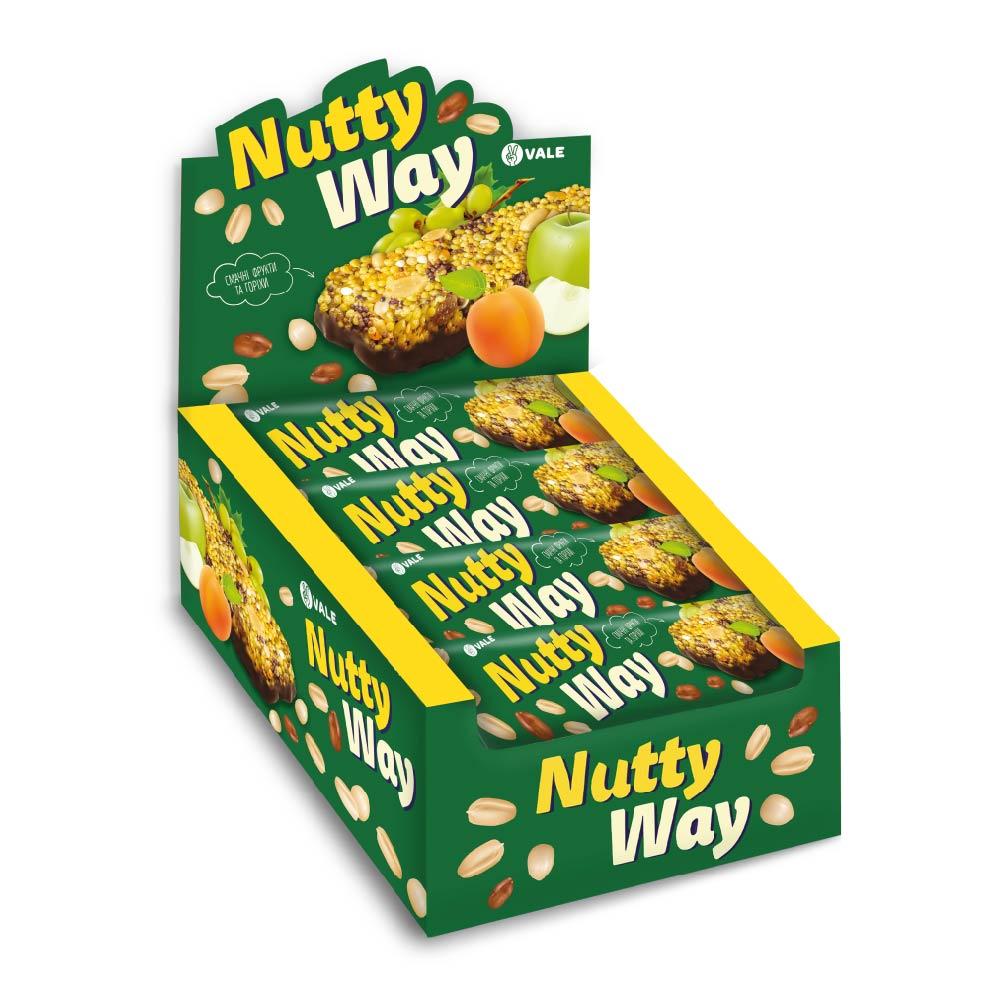Nutty Way 20x40g частково глазурований, фото №1