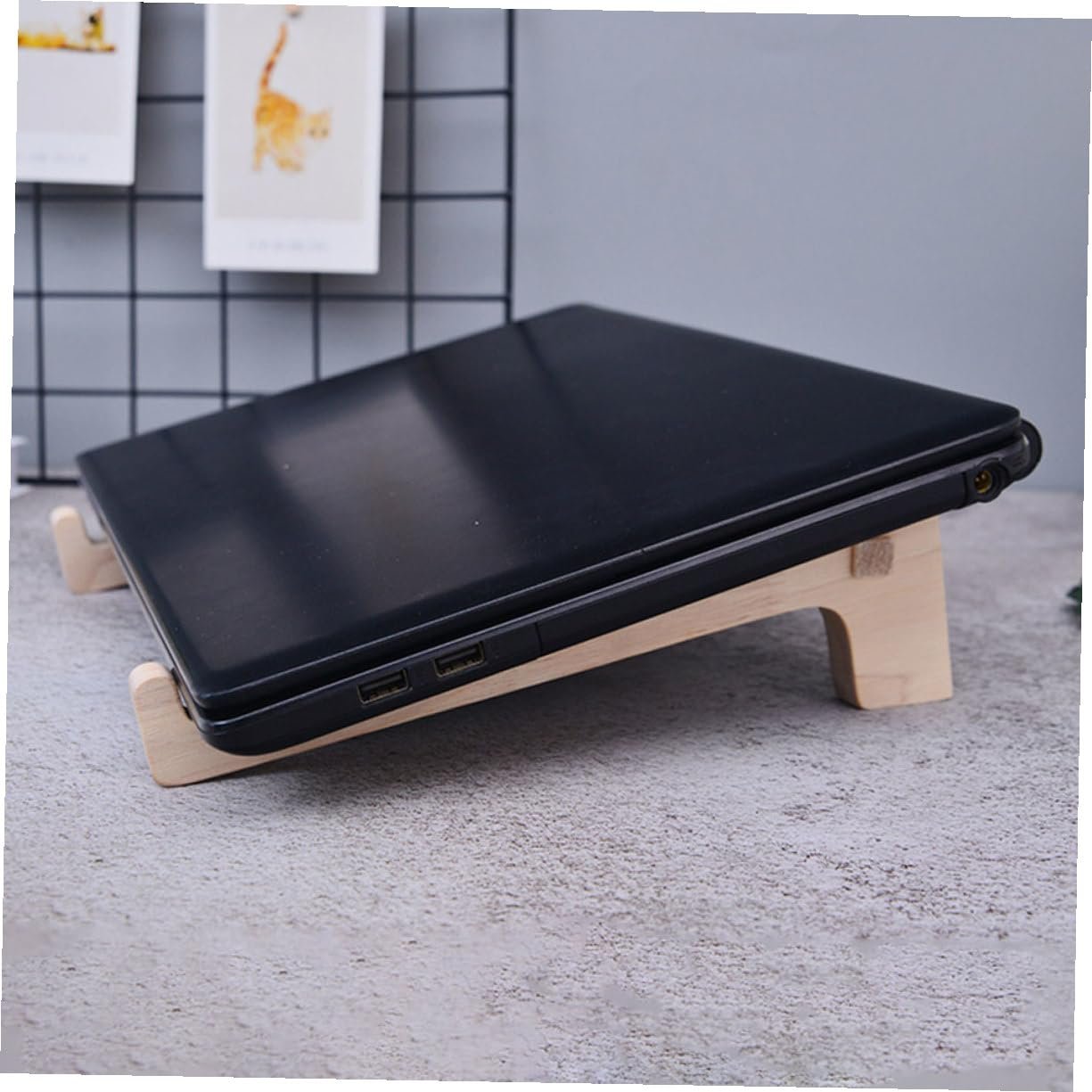 Підставка для ноутбука Holibanna Дерев'яна Настільна, фото №9