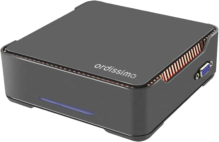Мини ПК Ordissimo Luna 2 / Intel Celeron J3455 / RAM 4GB / eMMC 64GB / 2 x HDMI / LAN / Wi-Fi 5 / Bluetooth / Windows 10 / Серый, фото №3 Мини ПК Ordissimo Luna 2 / Intel Celeron J3455 / RAM 4GB / eMMC 64GB / 2 x HDMI / LAN / Wi-Fi 5 / Bluetooth / Windows 10 / Серый, фото №3