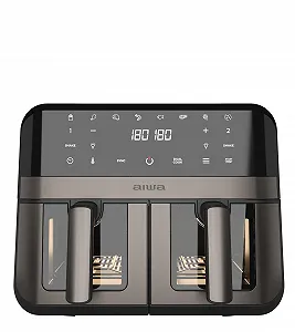 Мультипіч Aiwa Futago AFR‑9000 9L (2 x 4.5L) 2400W Digital Control 8 Programmes Double Zone Stainless Steel Plastic Metal Paint - Фото 1