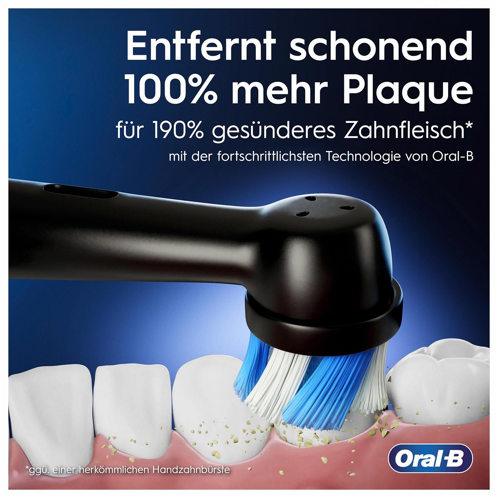 Електрична зубна щітка Oral-B iO Series 6 Plus Sensitive Edition, 5 режимів чищення, сірий опал, фото №2