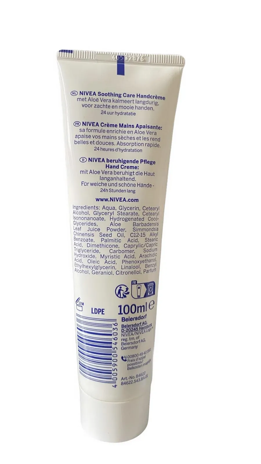 Крем для рук Nivea з алое вера 100 мл, фото №4