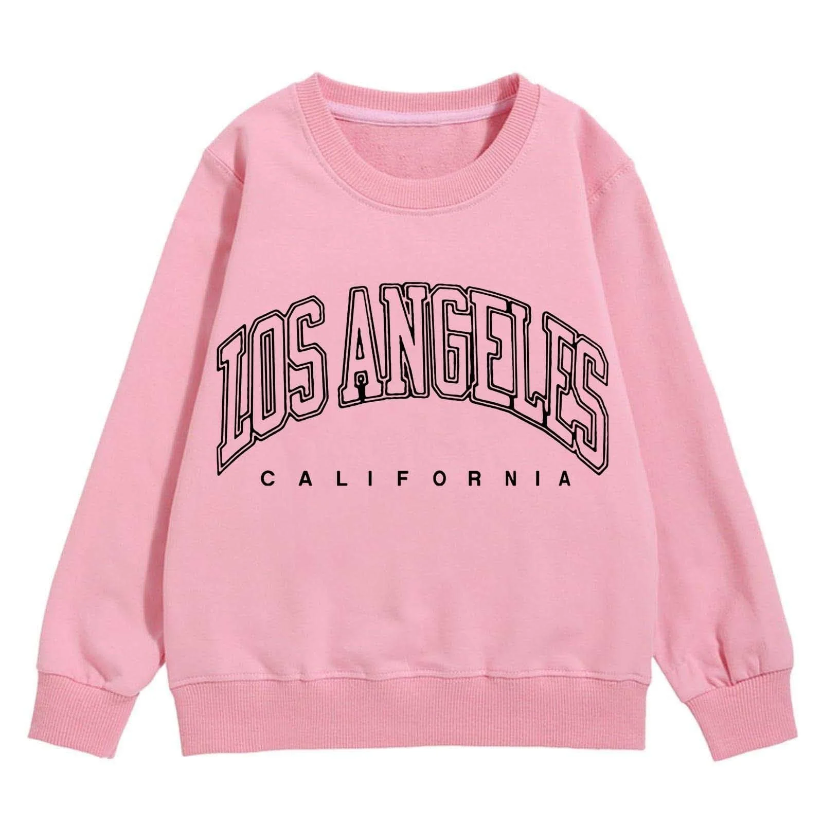 Пуловер для девочки с графическими принтами, круглый вырез, длинный рукав, милые пуловеры с глубокой линией плеча, фото №4