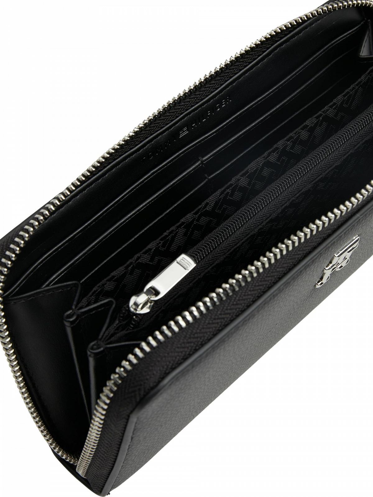 Кошелек Tommy Hilfiger Essential Large с отделением для монет, черный, One Size, черный (Black), фото №3