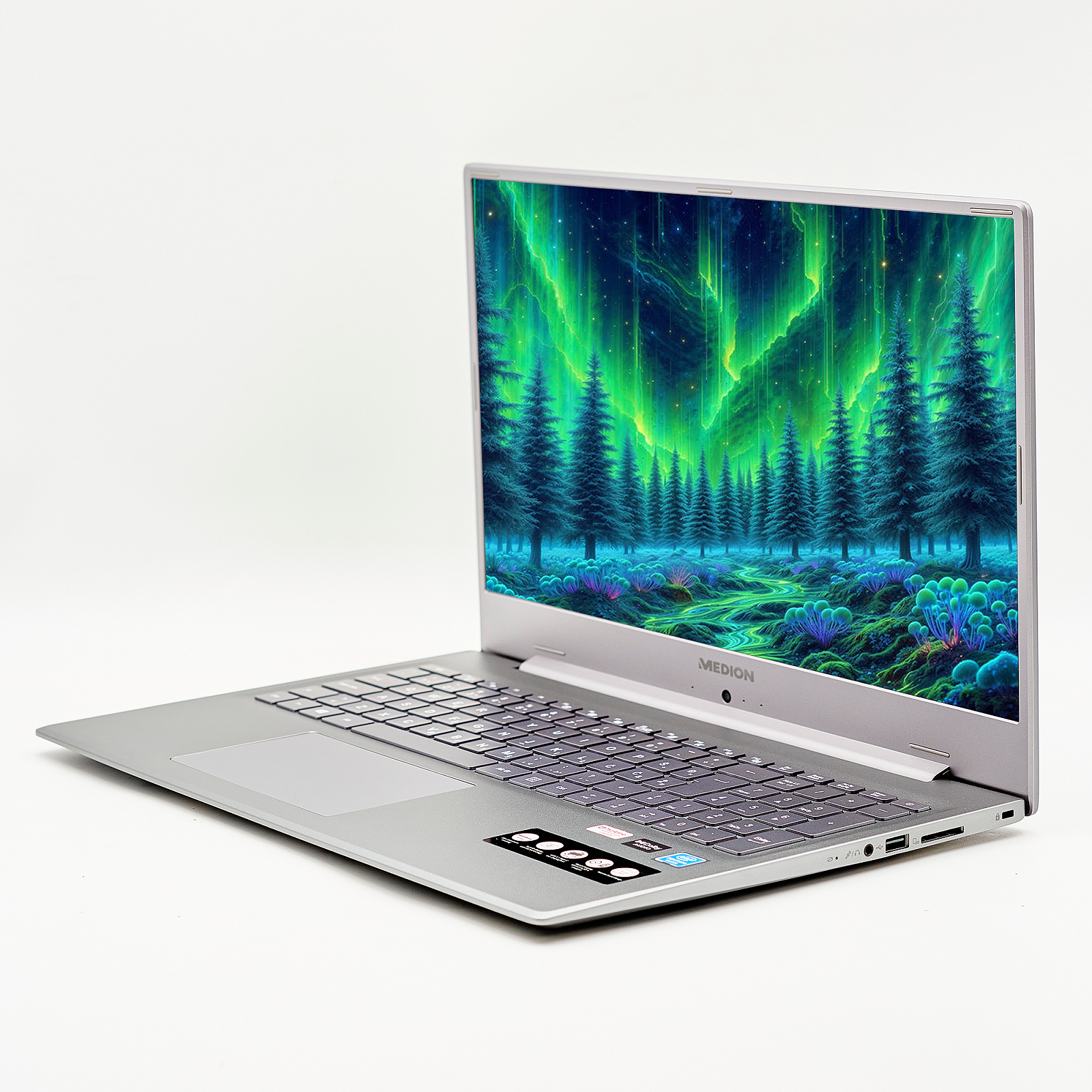Ноутбук 17,3" Medion (Lenovo Group) Akoya E17201 Intel RAM 8 ГБ SSD 512 ГБ Intel Graphics Метал FullHD IPS б/в Win10 (4411), фото №3