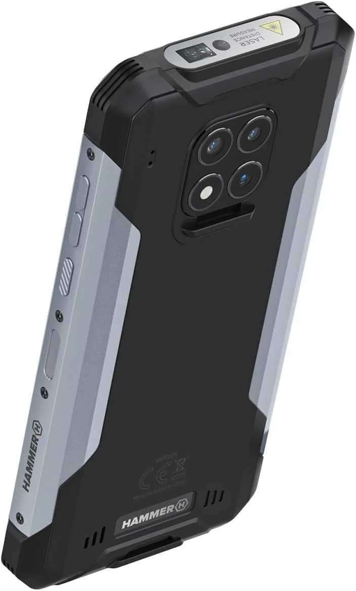 Смартфон 6" myPhone Hammer Construction 6/128Gb 4G 2-SIM NFC 16/8Мп 8 ядер Android 12 Сріблястий, фото №8