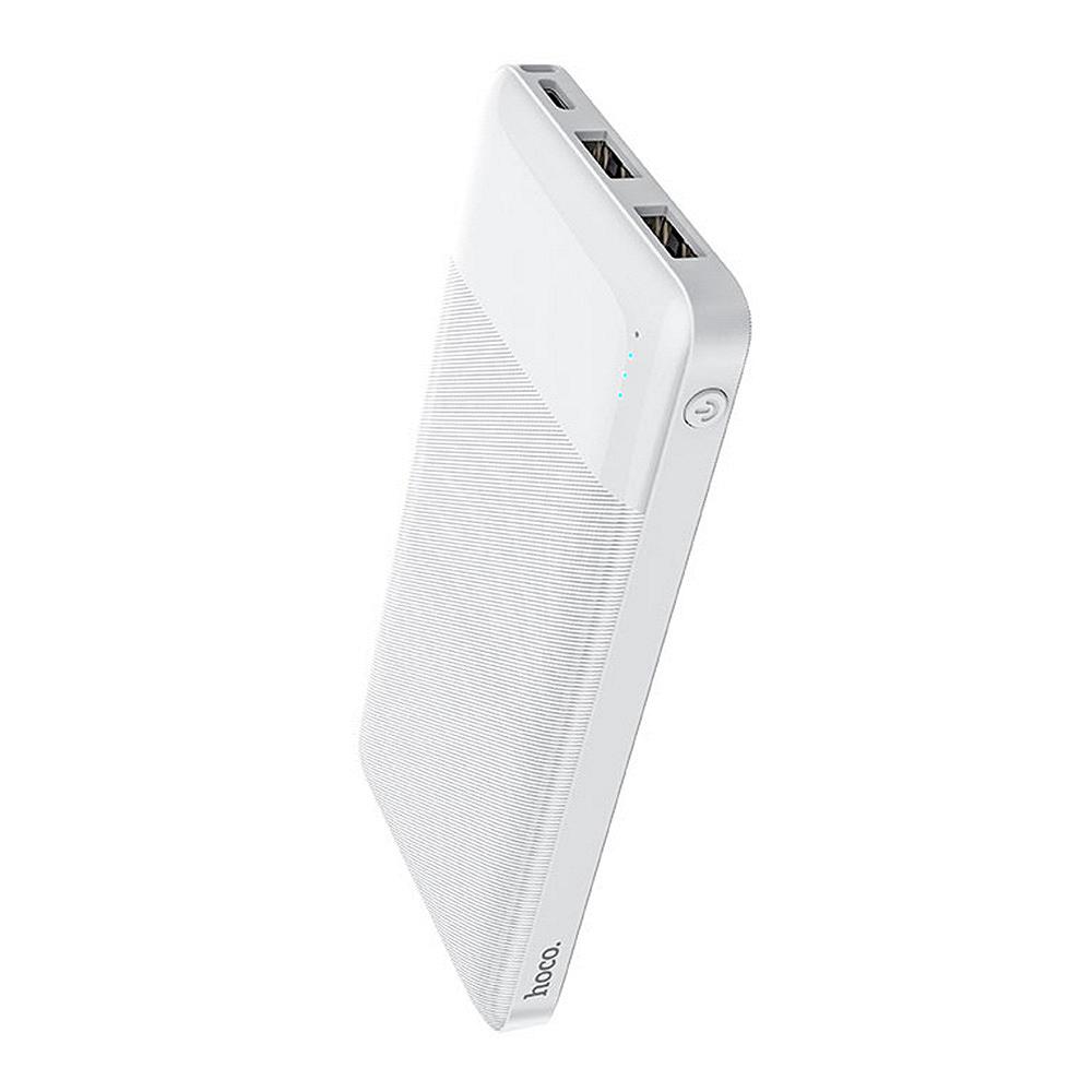 Повербанк Hoco J72 Easy travel 10000 mAh Out 2USB 5V/2A In Type-C micro-USB с LED индикатором Белый, фото №2