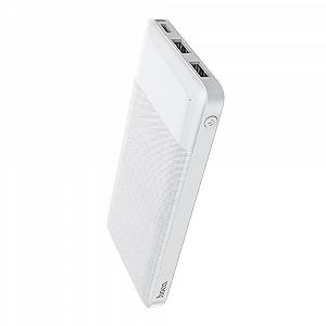 Повербанк Hoco J72 Easy travel 10000 mAh Out 2USB 5V/2A In Type-C micro-USB с LED индикатором Белый synthetic.ua - Фото 1