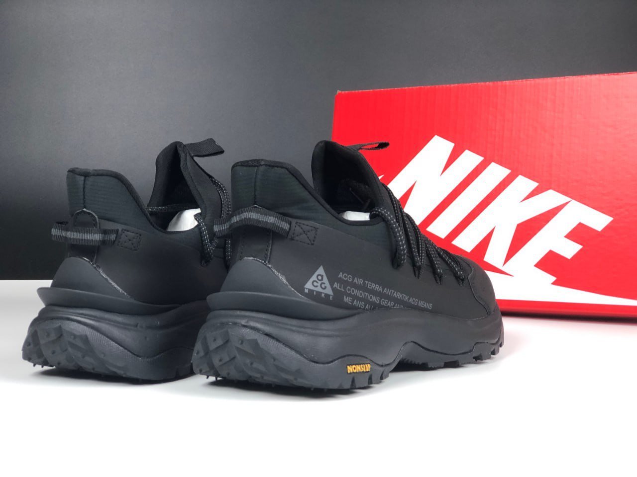 Чоловічі кросівки Nike ACG Air Terra Antarktik чорні термо осінь зима, фото №3