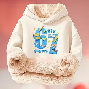 Худі з принтом 67 synthetic.ua - Фото 1