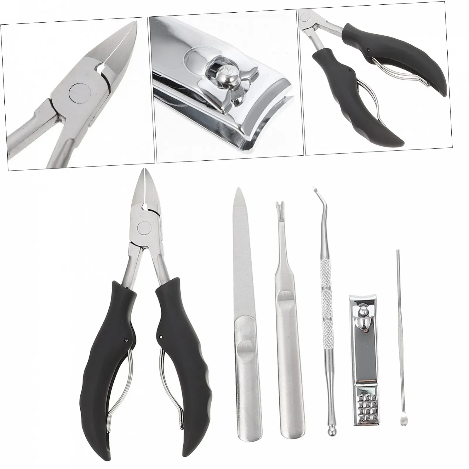 Набір для манікюру 7 шт професійний для догляду за руками та ногами вдома та в дорозі, фото №2 Набір для манікюру 7 шт професійний для догляду за руками та ногами вдома та в дорозі, фото №2