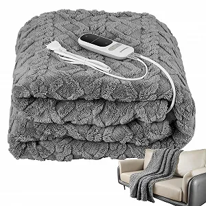 Купити Електрична ковдра 180 x 130 см з автоматичним вимкненням, 9 рівнів нагріву - Фото 1 Електрична ковдра 180 x 130 см з автоматичним вимкненням, 9 рівнів нагріву - Фото 1