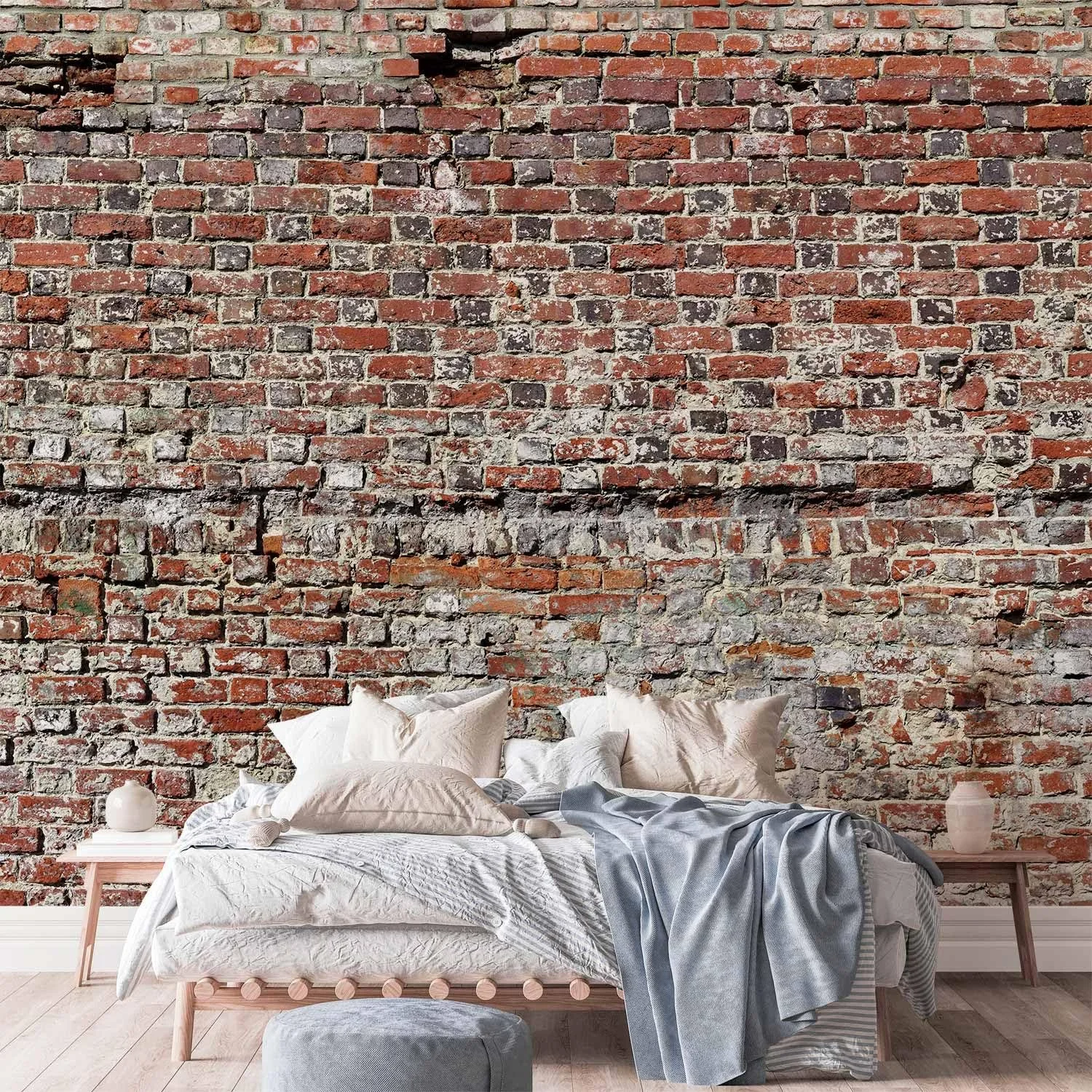 Фотошпалери Murando f-A-0457-a-a XXL Texture Brick Wall Concrete 500 x 280 см, фото №5