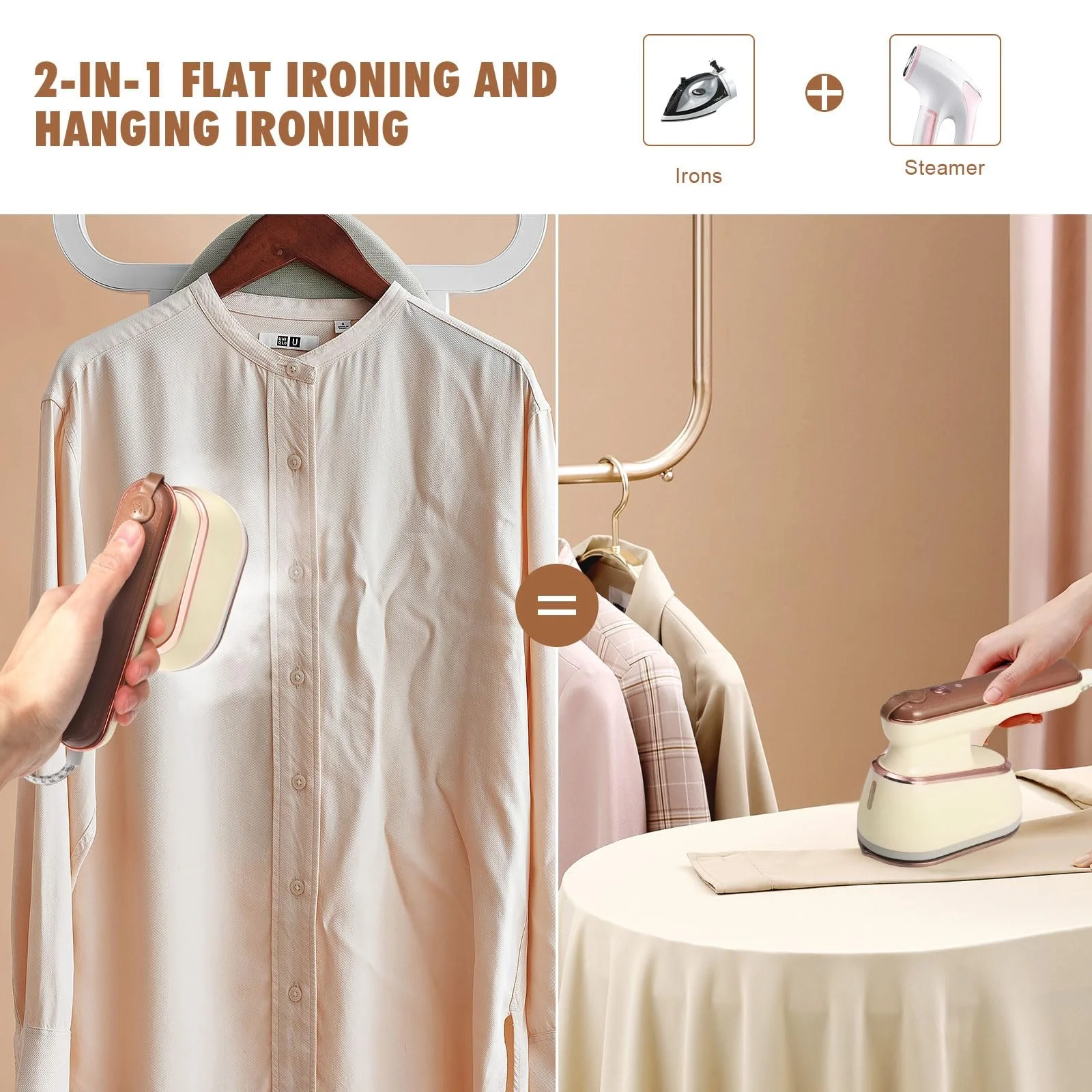 Мини-паровой утюг 800 W 10 S Fast Heating, фото №7