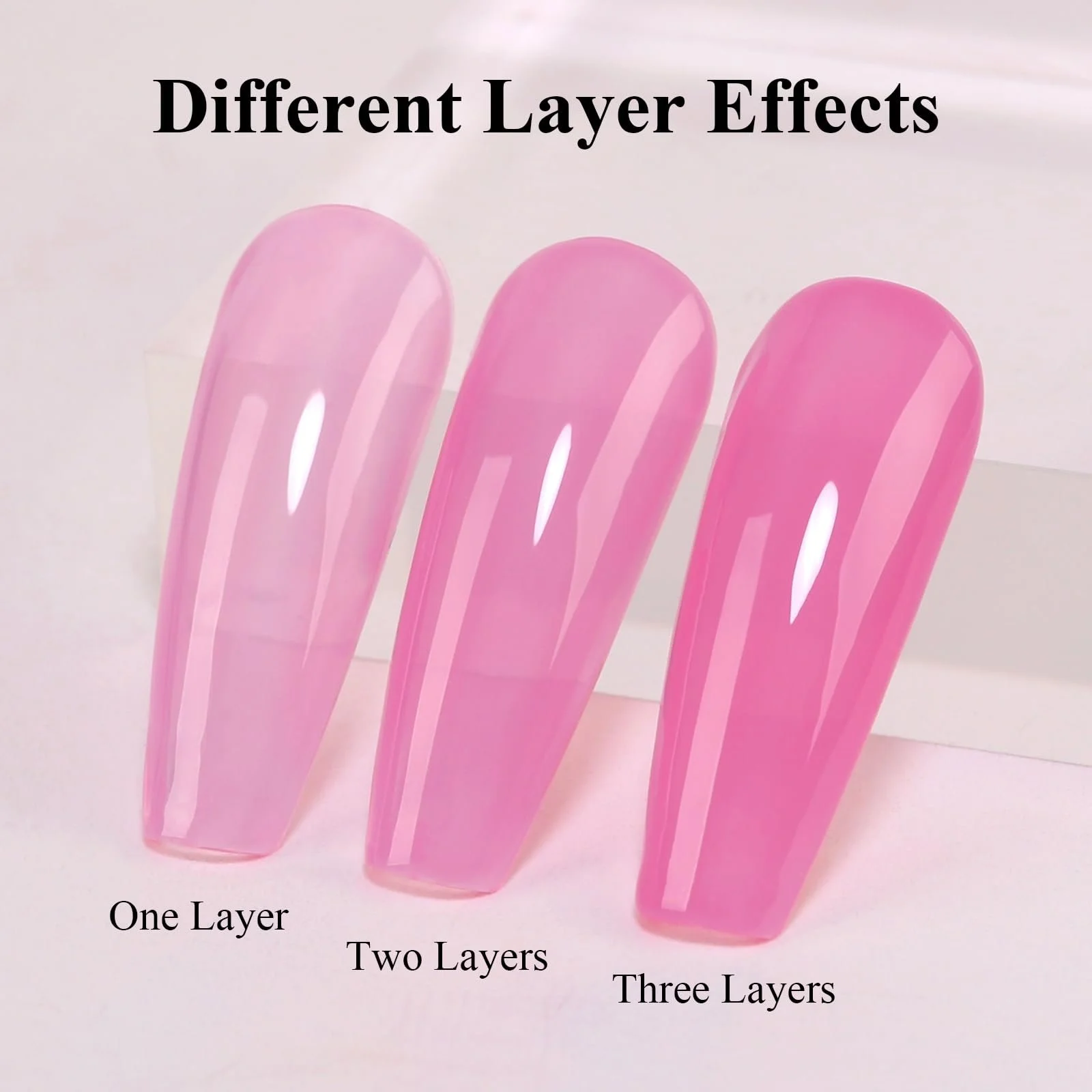 Гель-лак Imtiti Прозорий Рожевий Фіолетовий Прозорий 15 мл, фото №4