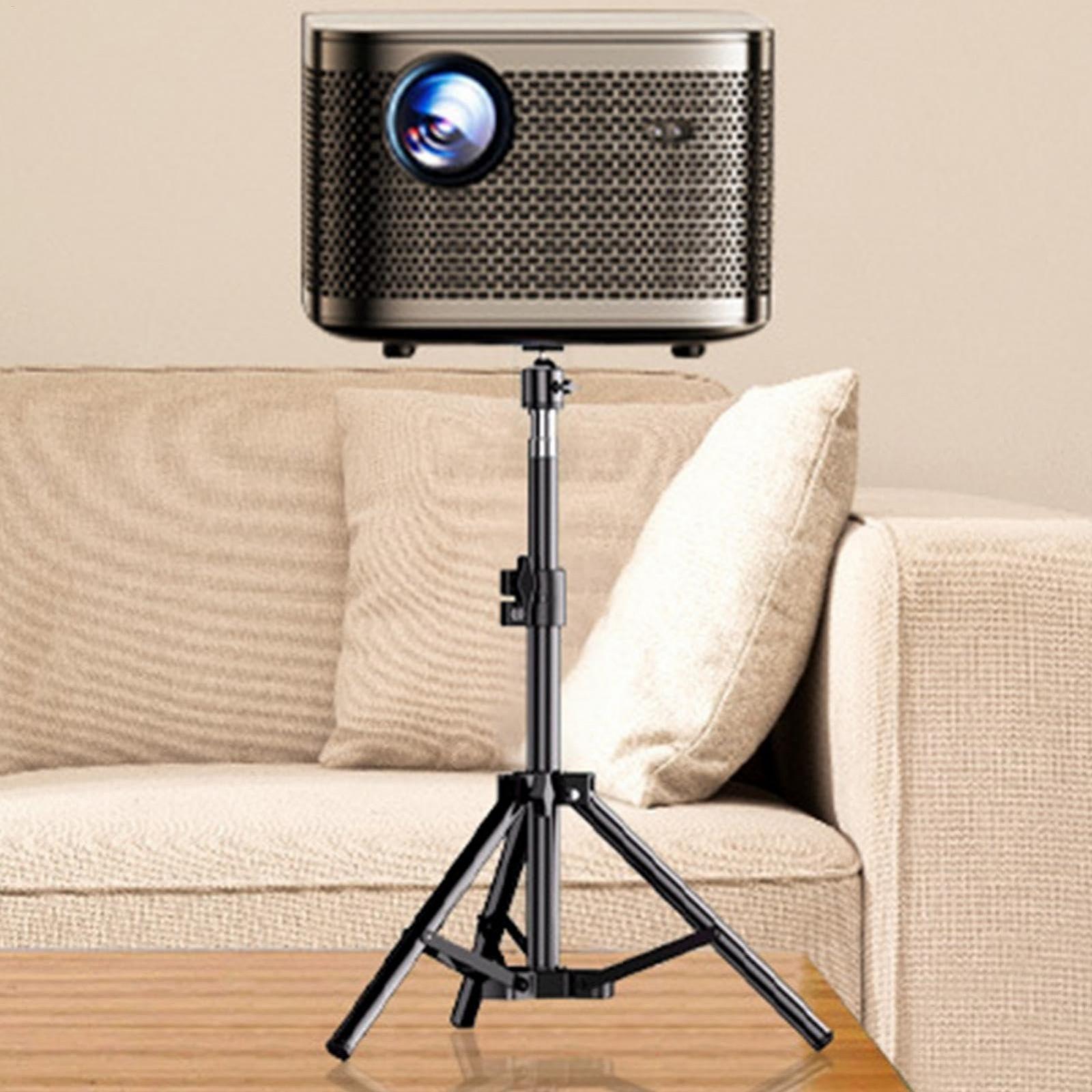 Складная стойка для проектора - стойка для электрооборудования, регулируемая по высоте стойка | Штатив для ноутбука, держатель для проектора, выдвижной прикроватный штатив, штатив для панорамного наклона для дома, фото №9