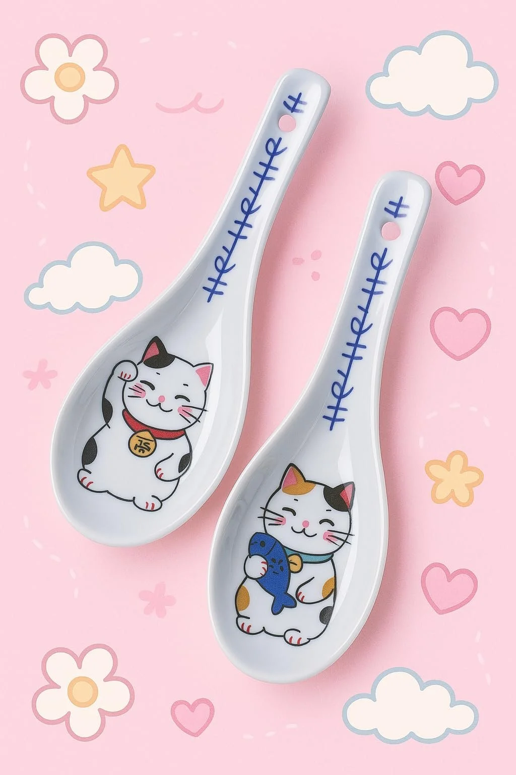 Кровати для супа Набор 2 шт. Maneki Neko Счастливый кот, фото №4