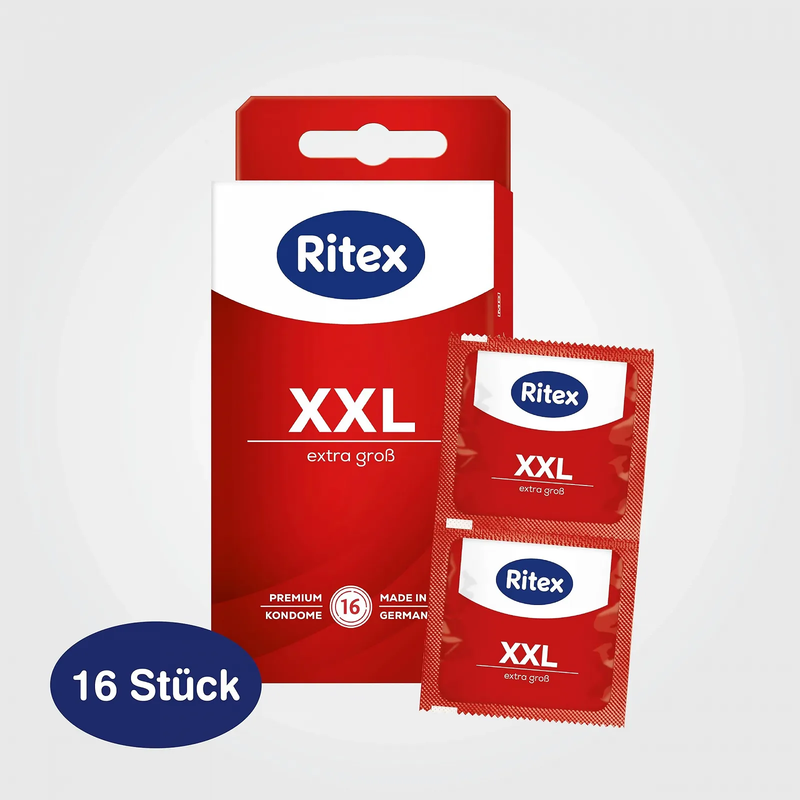 Презервативы Ritex XXL Extra Large 16 шт. 55 мм, фото №2 Презервативы Ritex XXL Extra Large 16 шт. 55 мм, фото №2