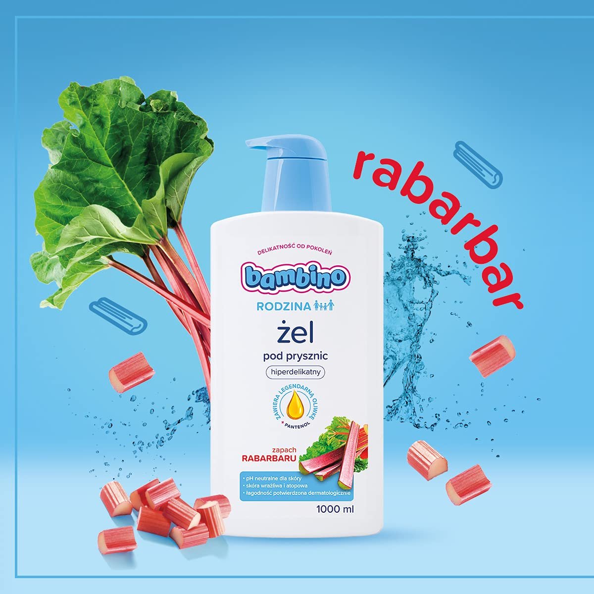 Гель для душу Bambino Famille 1000 мл, фото №4 Гель для душу Bambino Famille 1000 мл, фото №4