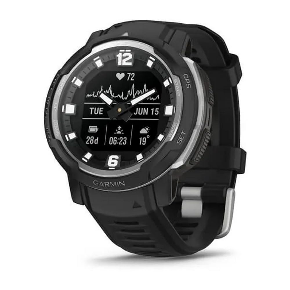 Смарт-годинник Garmin Instinct Crossover Гібридні GPS Аналогові, фото №2