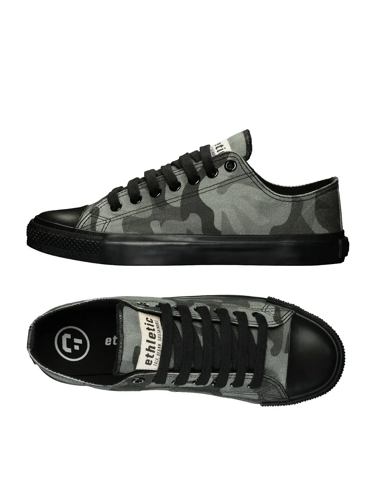 Кеди Ethletic Canvas Black Cap Lo Cut, фото №2 Кеди Ethletic Canvas Black Cap Lo Cut, фото №2