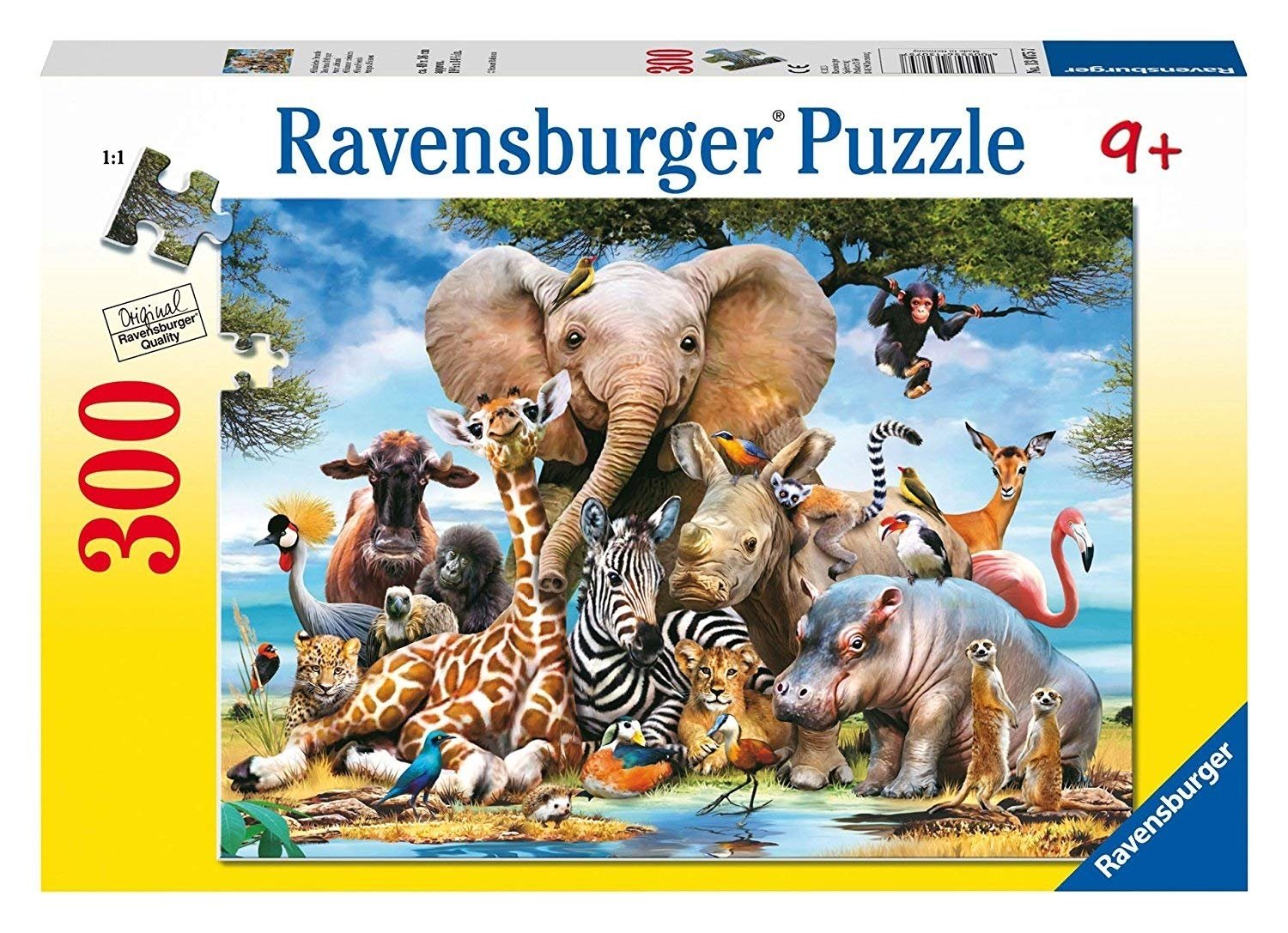 Пазл Ravensburger African Friends XXL 300 шт., фото №1