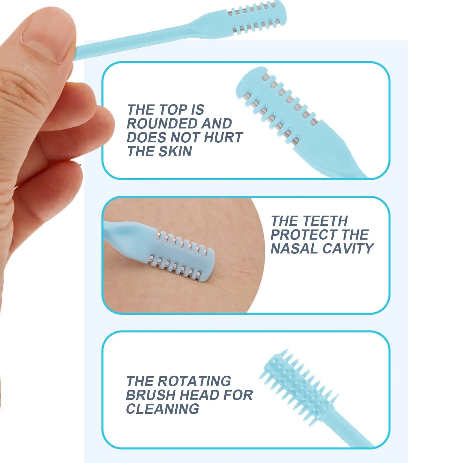 Тример для носа Double Sided Nose Hair Knife, фото №5